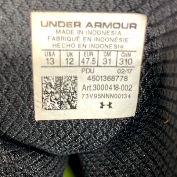 Under armor highlight select high top cleats men sz 13 - Picture 9 of 9